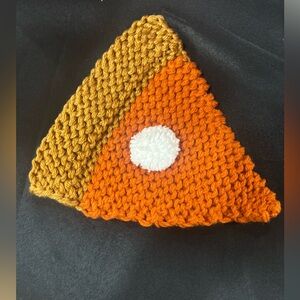 Knit Pumpkin Pie Dog Bandana